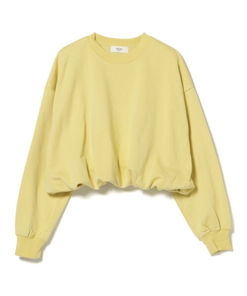 BEAMS HEART（ビームスハート）の「バルーン クロップド スウェット（Tシャツ/カットソー・レディース・チャコールグレー/ピンク/イエロー・FREE）」の18枚目の写真