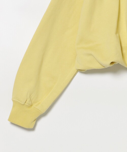 BEAMS HEART（ビームスハート）の「バルーン クロップド スウェット（Tシャツ/カットソー・レディース・チャコールグレー/ピンク/イエロー・FREE）」の20枚目の写真