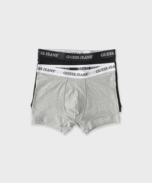 GUESS JEANS（ゲスジーンズ）の「GUESS JEANS/ゲスジーンズ GJ 2 PACK BOXER BRIEF ボクサーパンツ（ボクサーパンツ・メンズ・ブラック系/ブラック・L/M/S）」の2枚目の写真