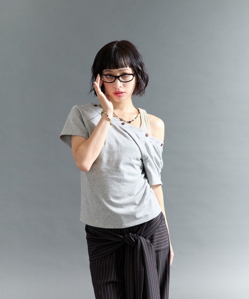 FTW back print henry top 2枚セット セール】BACK PRINT HENRY TOP（Tシャツ/カットソー）｜FTW