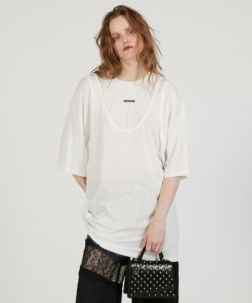 PRANK PROJECT（プランクプロジェクト）の「クールタッチフライスビッグTEE / Cool Touch Fly Big T-Shirt（Tシャツ/カットソー・レディース・グレー/ブラック/ホワイト・FREE）」の2枚目の写真