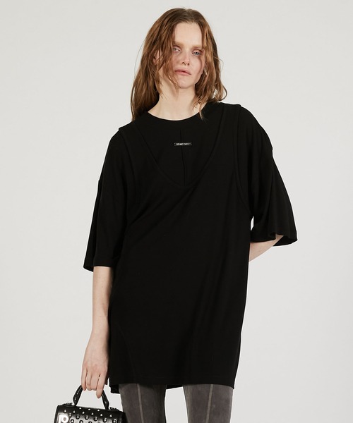 PRANK PROJECT（プランクプロジェクト）の「クールタッチフライスビッグTEE / Cool Touch Fly Big T-Shirt（Tシャツ/カットソー・レディース・グレー/ブラック/ホワイト・FREE）」の3枚目の写真