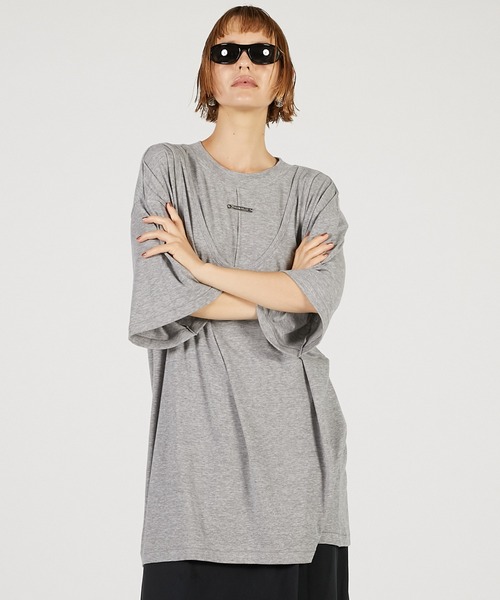 PRANK PROJECT（プランクプロジェクト）の「クールタッチフライスビッグTEE / Cool Touch Fly Big T-Shirt（Tシャツ/カットソー・レディース・グレー/ブラック/ホワイト・FREE）」の10枚目の写真