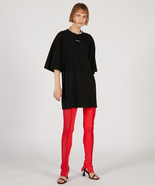 PRANK PROJECT（プランクプロジェクト）の「クールタッチフライスビッグTEE / Cool Touch Fly Big T-Shirt（Tシャツ/カットソー・レディース・グレー/ブラック/ホワイト・FREE）」の5枚目の写真