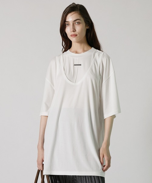 PRANK PROJECT（プランクプロジェクト）の「クールタッチフライスビッグTEE / Cool Touch Fly Big T-Shirt（Tシャツ/カットソー・レディース・グレー/ブラック/ホワイト・FREE）」の6枚目の写真