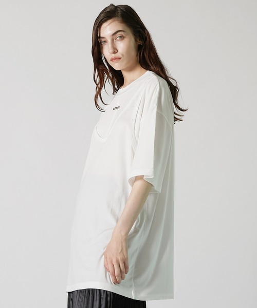 PRANK PROJECT（プランクプロジェクト）の「クールタッチフライスビッグTEE / Cool Touch Fly Big T-Shirt（Tシャツ/カットソー・レディース・グレー/ブラック/ホワイト・FREE）」の7枚目の写真