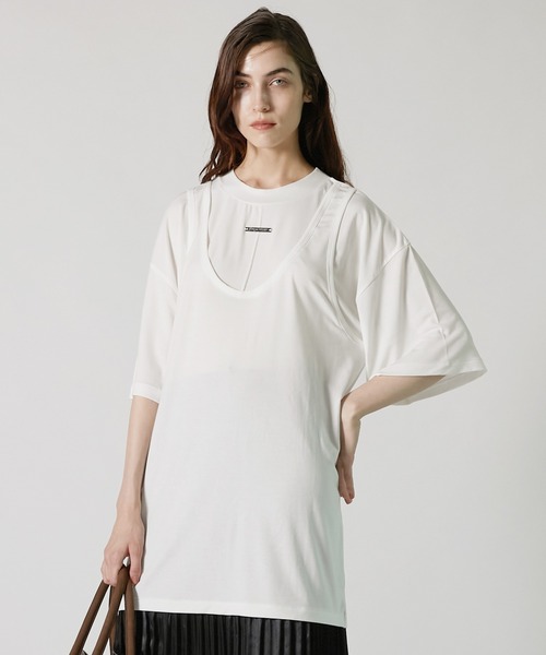 PRANK PROJECT（プランクプロジェクト）の「クールタッチフライスビッグTEE / Cool Touch Fly Big T-Shirt（Tシャツ/カットソー・レディース・グレー/ブラック/ホワイト・FREE）」の20枚目の写真