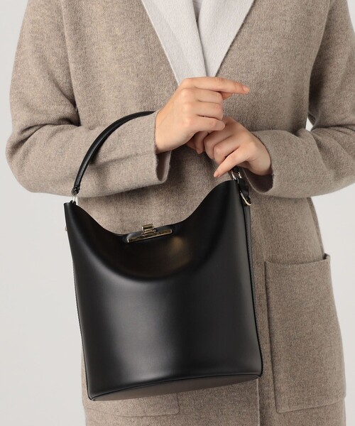Zanchetti（ザンチェッティ）の「ZANCHETTI AMLETO BUCKET バッグ（ハンドバッグ・レディース・ブラック・FREE）」の14枚目の写真