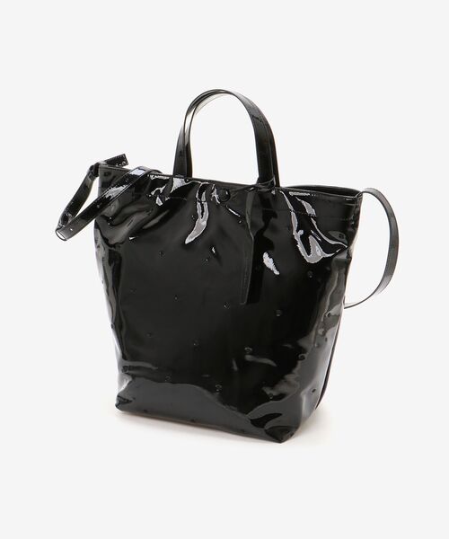 le.coeur blanc(ルクールブラン)の「ドット刺繍2wayトート(トートバッグ・レディース・シルバー/ブラック/ベージュ・FREE)」の4枚目の写真