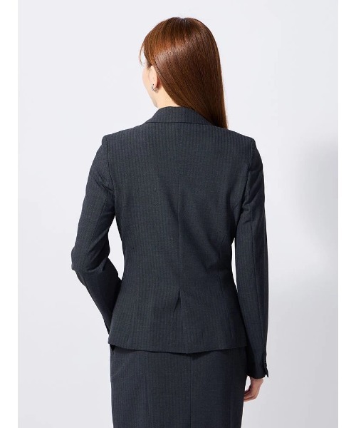Perfect Suit FActory（パーフェクトスーツファクトリー）の「【洗える・スーパーストレッチ】スマ美パンツスーツセット（スーツセット・レディース・ネイビー/グレー・15号/11号/9号/7号/5号/13号）」の5枚目の写真