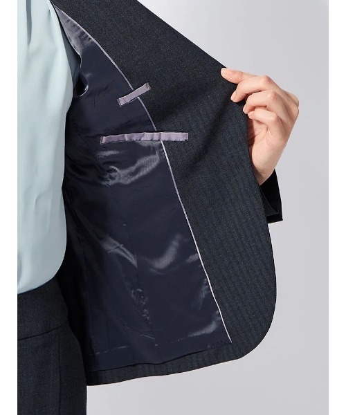 Perfect Suit FActory（パーフェクトスーツファクトリー）の「【洗える・スーパーストレッチ】スマ美パンツスーツセット（スーツセット・レディース・ネイビー/グレー・15号/11号/9号/7号/5号/13号）」の12枚目の写真