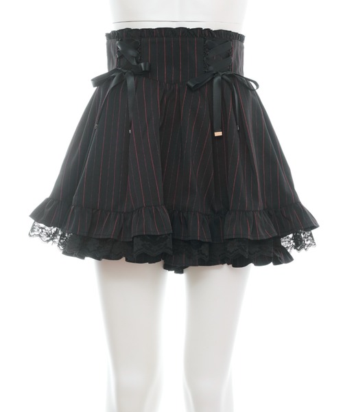 Secret Honey（シークレットハニー）の「サイドレースアップスカパン（スカート・レディース・その他/ピンク/グレー・MEDIUM）」の12枚目の写真