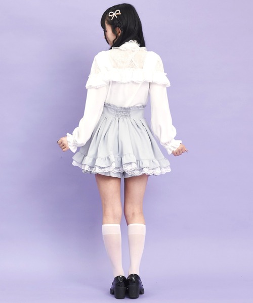 Secret Honey（シークレットハニー）の「サイドレースアップスカパン（スカート・レディース・その他/ピンク/グレー・MEDIUM）」の11枚目の写真