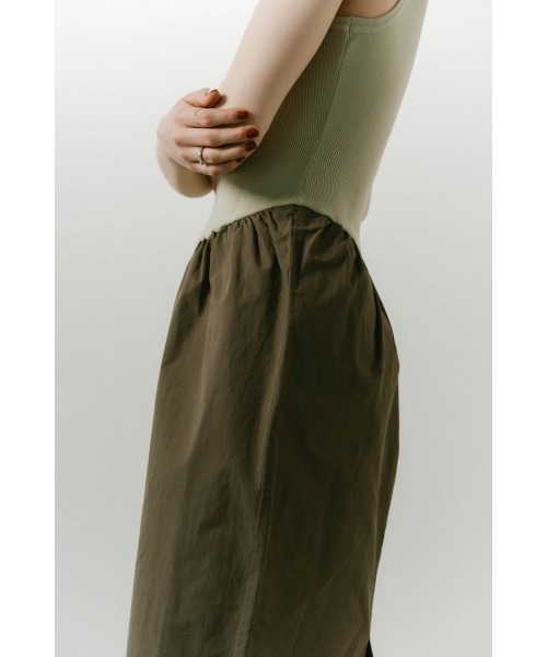 Knuth Marf（クヌースマーフ）の「taffeta docking one piece（ワンピース・レディース・ブラック/ミント・X-SMALL/SMALL/MEDIUM）」の3枚目の写真