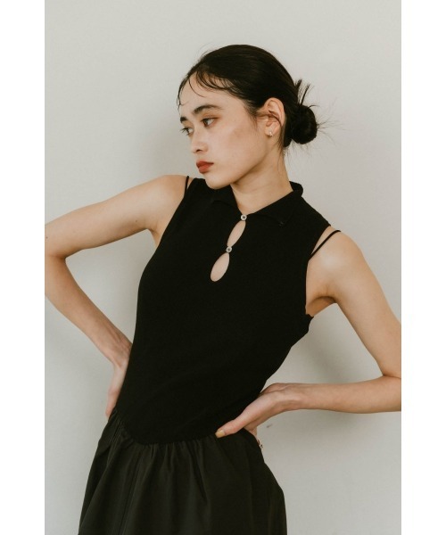 Knuth Marf（クヌースマーフ）の「taffeta docking one piece（ワンピース・レディース・ブラック/ミント・X-SMALL/SMALL/MEDIUM）」の13枚目の写真