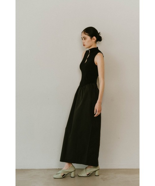 Knuth Marf（クヌースマーフ）の「taffeta docking one piece（ワンピース・レディース・ブラック/ミント・X-SMALL/SMALL/MEDIUM）」の17枚目の写真