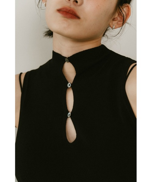 Knuth Marf（クヌースマーフ）の「taffeta docking one piece（ワンピース・レディース・ブラック/ミント・X-SMALL/SMALL/MEDIUM）」の20枚目の写真