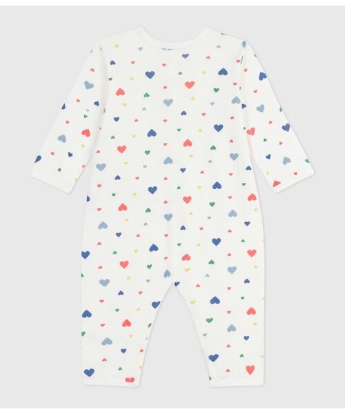 PETIT BATEAU(プチバトー)の「足なしロンパース(ロンパース・キッズ・ホワイト系その他/ホワイト×グレー/ホワイト×ブルー・3MONTH/6MONTH/12MONTH)」の4枚目の写真