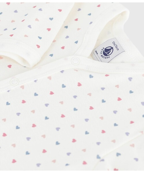PETIT BATEAU(プチバトー)の「足なしロンパース(ロンパース・キッズ・ホワイト系その他/ホワイト×グレー/ホワイト×ブルー・3MONTH/6MONTH/12MONTH)」の9枚目の写真