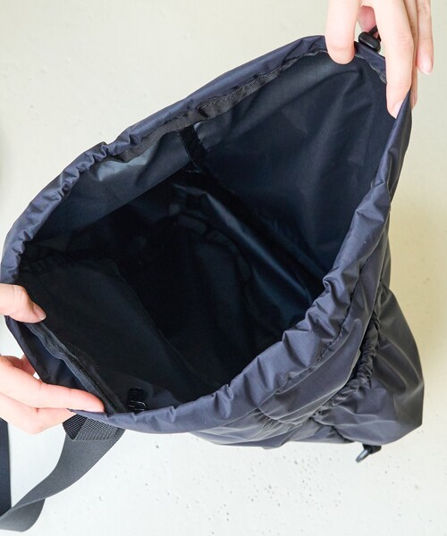 FREAK'S STORE（フリークスストア）の「限定展開 KELTY×FREAK'S STORE/ケルティ 別注 パッカブル ドローコード 巾着 リュックサック（バックパック/リュック・レディース・グレー/ブラック/ベージュ・ONE SIZE）」の15枚目の写真