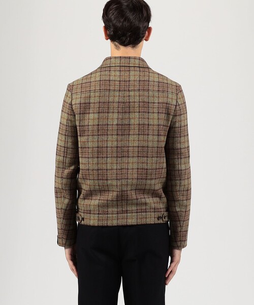 カルーゾ　CARUSO 秋冬　チェック　ジャケット　50 伊勢丹　別注 0440534196174cl_60