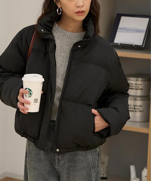 FREE'S MART（フリーズマート）の「◆スタンドショート中綿ブルゾン（ブルゾン・レディース・ホワイト/ブラウン/ブラック・SMALL/MEDIUM）」の9枚目の写真