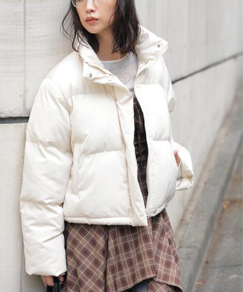 FREE'S MART（フリーズマート）の「◆スタンドショート中綿ブルゾン（ブルゾン・レディース・ホワイト/ブラウン/ブラック・SMALL/MEDIUM）」の19枚目の写真