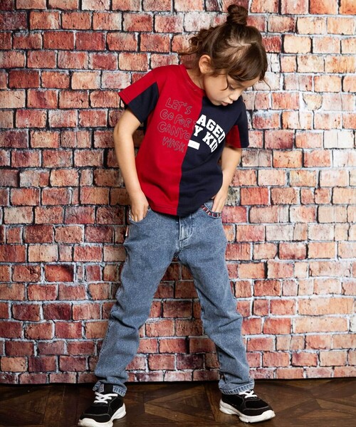 WASK（ワスク）の「カラー刺しゅうストレッチデニムパンツ(100~160cm)（デニムパンツ・キッズ・ブラック/ブルー・160cm/130cm/120cm/140cm/150cm）」の15枚目の写真