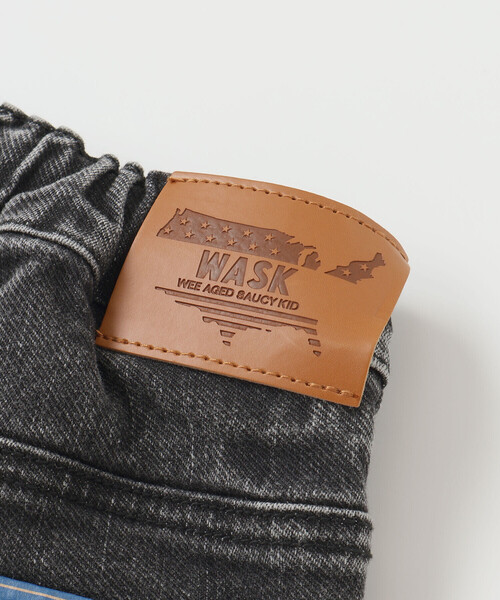 WASK（ワスク）の「カラー刺しゅうストレッチデニムパンツ(100~160cm)（デニムパンツ・キッズ・ブラック/ブルー・160cm/130cm/120cm/140cm/150cm）」の11枚目の写真