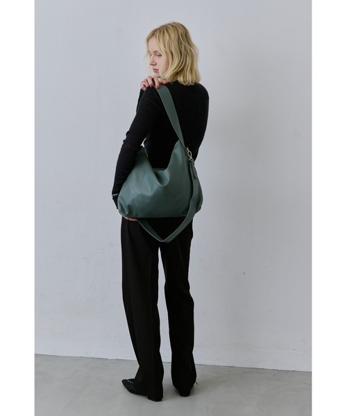 YONA様　スクエアショルダーバッグ　ヌビキルト(シルバーグレー、フォグブルー) YONA様 スクエアショルダーバッグ