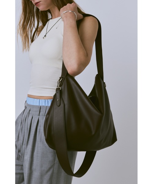 ミナペルホネン◯ハンドメイド◯2way ワンハンドル　スクエアbag 美品】2023AWミナペルホネン mina perhonen usami ワンマイル