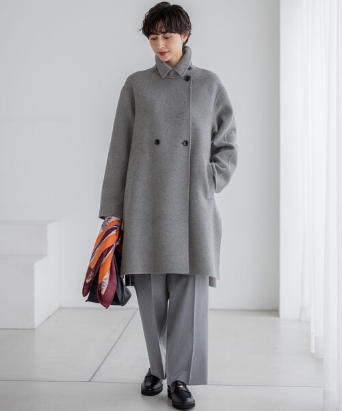 23区(ニジュウサンク)の「TRストレッチギャバ ワイド パンツ(その他パンツ・レディース・グレー系/アイボリー系/ホワイト系/ブラック系/黄土色系・36/42/40/38)」の18枚目の写真