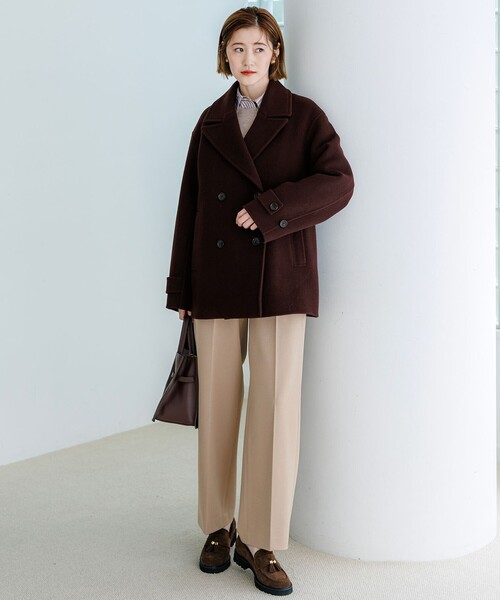 23区(ニジュウサンク)の「TRストレッチギャバ ワイド パンツ(その他パンツ・レディース・グレー系/アイボリー系/ホワイト系/ブラック系/黄土色系・36/42/40/38)」の22枚目の写真