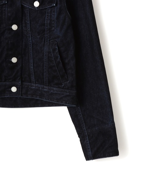 atmos pink(アトモスピンク)の「atmos pink Flocky Denim Jacket / アトモス ピンク フロッキー デニム ジャケット(デニムジャケット・レディース・ブロンズ/ネイビー・FREE)」の12枚目の写真