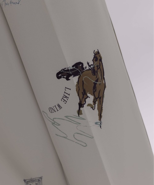 Eimee Law(エイミーロウ)の「テキスト馬柄ptパイピングセンタープレスパンツ(その他パンツ・レディース・ライトベージュ/ブラック・MEDIUM)」の17枚目の写真