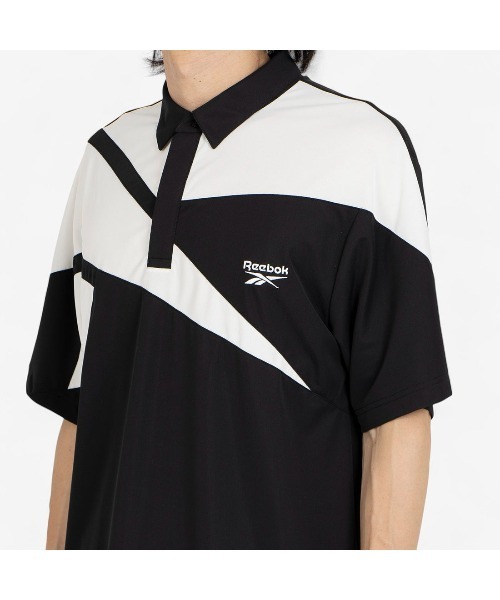 Reebok(リーボック)の「CLASSIC VECTOR POLO SHIRTS (クラシック ベクター ポロシャツ)(ポロシャツ・メンズ・ブラック・LARGE/MEDIUM/X-LARGE/SMALL)」の2枚目の写真