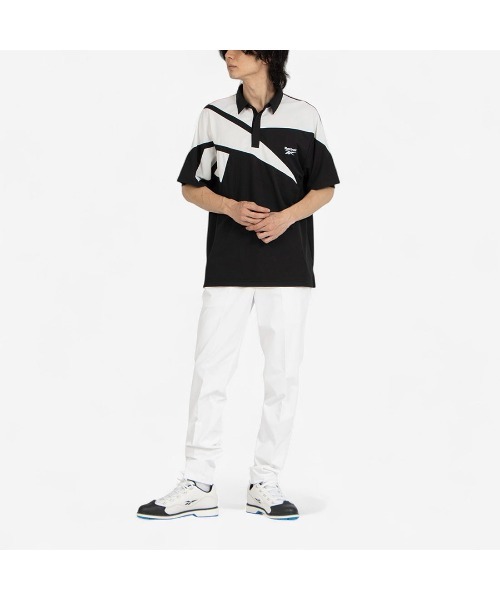 Reebok(リーボック)の「CLASSIC VECTOR POLO SHIRTS (クラシック ベクター ポロシャツ)(ポロシャツ・メンズ・ブラック・LARGE/MEDIUM/X-LARGE/SMALL)」の3枚目の写真
