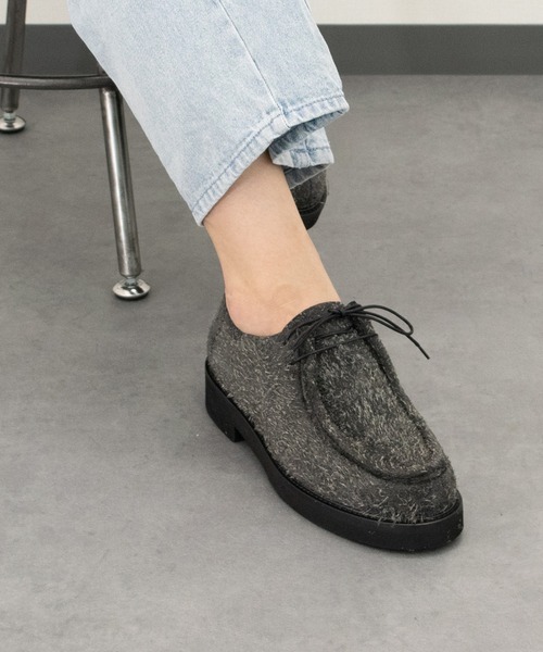 PASCUCCI（パスクッチ）の「【PASCUCCI】ラウンドトウチロリアンシューズ(D51626)（ドレスシューズ・レディース・グレー系その他/ブラウン系その他・38/37）」の2枚目の写真