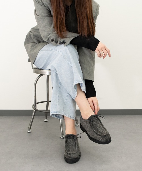 PASCUCCI（パスクッチ）の「【PASCUCCI】ラウンドトウチロリアンシューズ(D51626)（ドレスシューズ・レディース・グレー系その他/ブラウン系その他・38/37）」の4枚目の写真