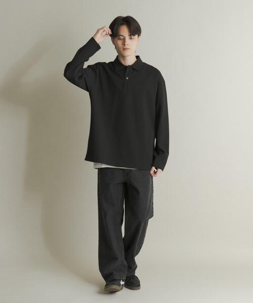 セール】カノコルーズロングスリーブポロシャツ（ポロシャツ