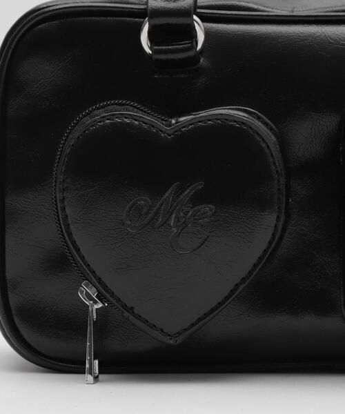 WEGO（ウィゴー）の「WEGO/ハートポケットボストンバッグ（ショルダーバッグ・レディース・ブラック/ブラウン・FREE）」の19枚目の写真