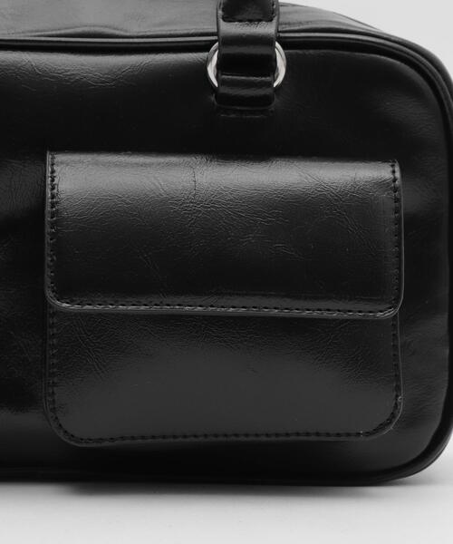 WEGO（ウィゴー）の「WEGO/ハートポケットボストンバッグ（ショルダーバッグ・レディース・ブラック/ブラウン・FREE）」の20枚目の写真