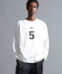 NUMERALS | 【NUMERALS】ナンバーロゴロングスリーブTEE(Tシャツ/カットソー)
