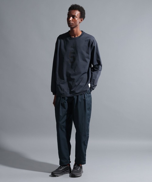 NUMERALS（ヌメラルズ）の「【NUMERALS】ナンバーロゴロングスリーブTEE（Tシャツ/カットソー・メンズ・オフホワイト/ブラック/ネイビー・MEDIUM/LARGE）」の10枚目の写真