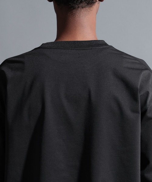 NUMERALS（ヌメラルズ）の「【NUMERALS】ナンバーロゴロングスリーブTEE（Tシャツ/カットソー・メンズ・オフホワイト/ブラック/ネイビー・MEDIUM/LARGE）」の19枚目の写真