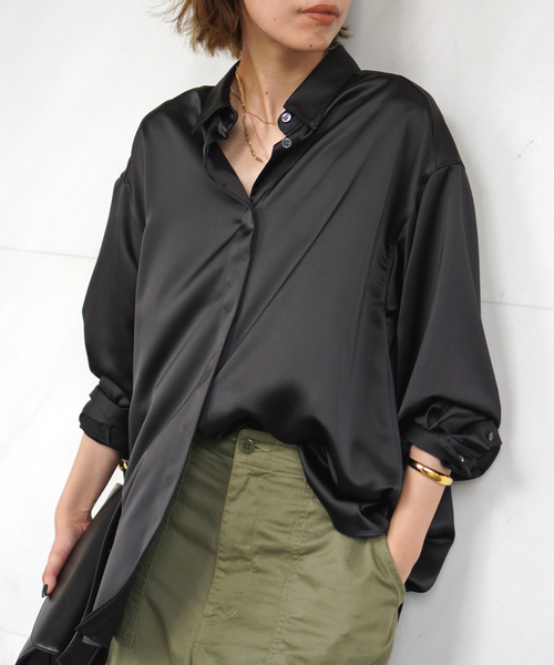 【AP STUDIO】ATTICK オーバーダンガリーシャツ ジョンブル別注 F AP STUDIO｜【Attick by Johnbull/アティック バイ ジョンブル