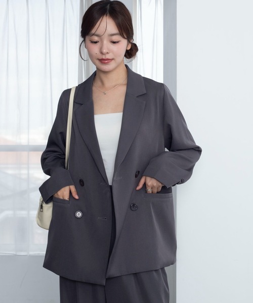 セール】WEGO/【ZOZO限定・26年春再入荷!】ダブルボタンテーラード セール】WEGO/【ZOZO限定・26年春再入荷!】ダブルボタンテーラード