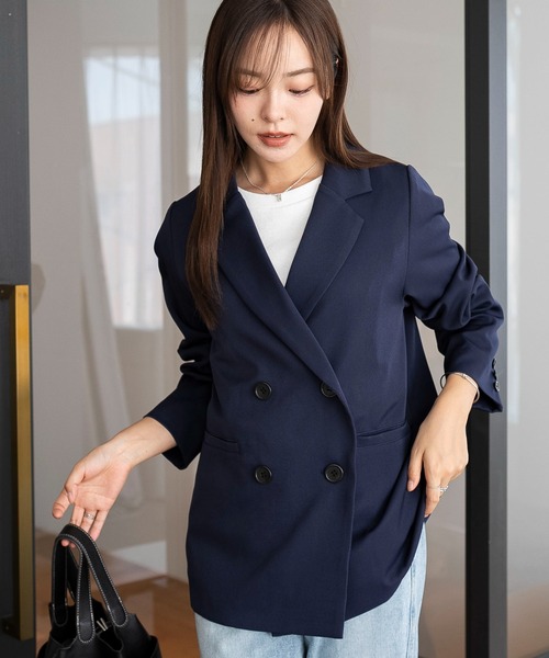 セール】WEGO/【ZOZO限定・25年秋冬新作】ダブルボタンテーラード