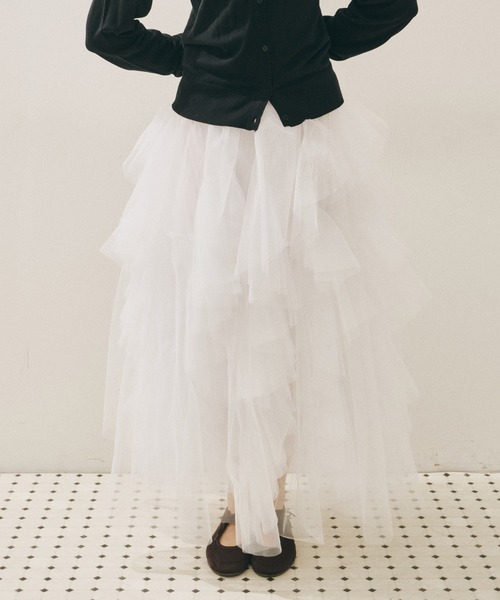 ラベルエチュードスカート Carrie ボリュームチュールスカート – LA BELLE ETUDE online store
