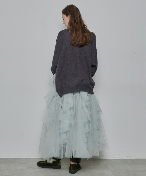 LA BELLE ETUDE（ラベルエチュード）の「Lily ボリュームチュールスカート（スカート・レディース・ホワイト/ブラック/ライトグリーン/ピンク・0/1）」の16枚目の写真